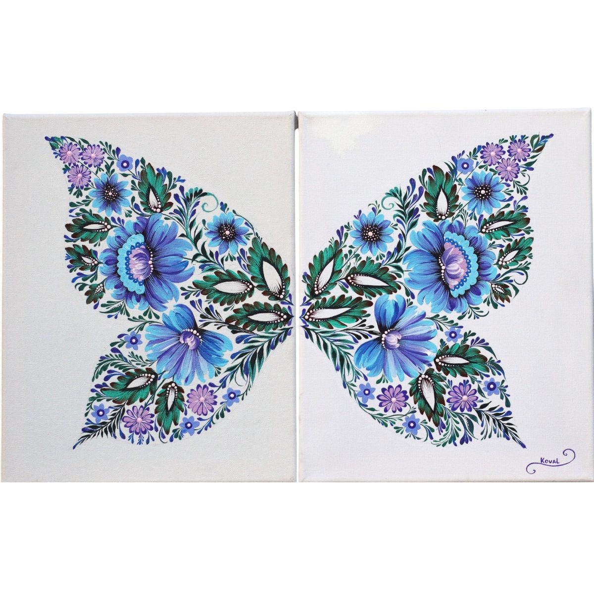 Purple Harmony — painting by Olena Koval