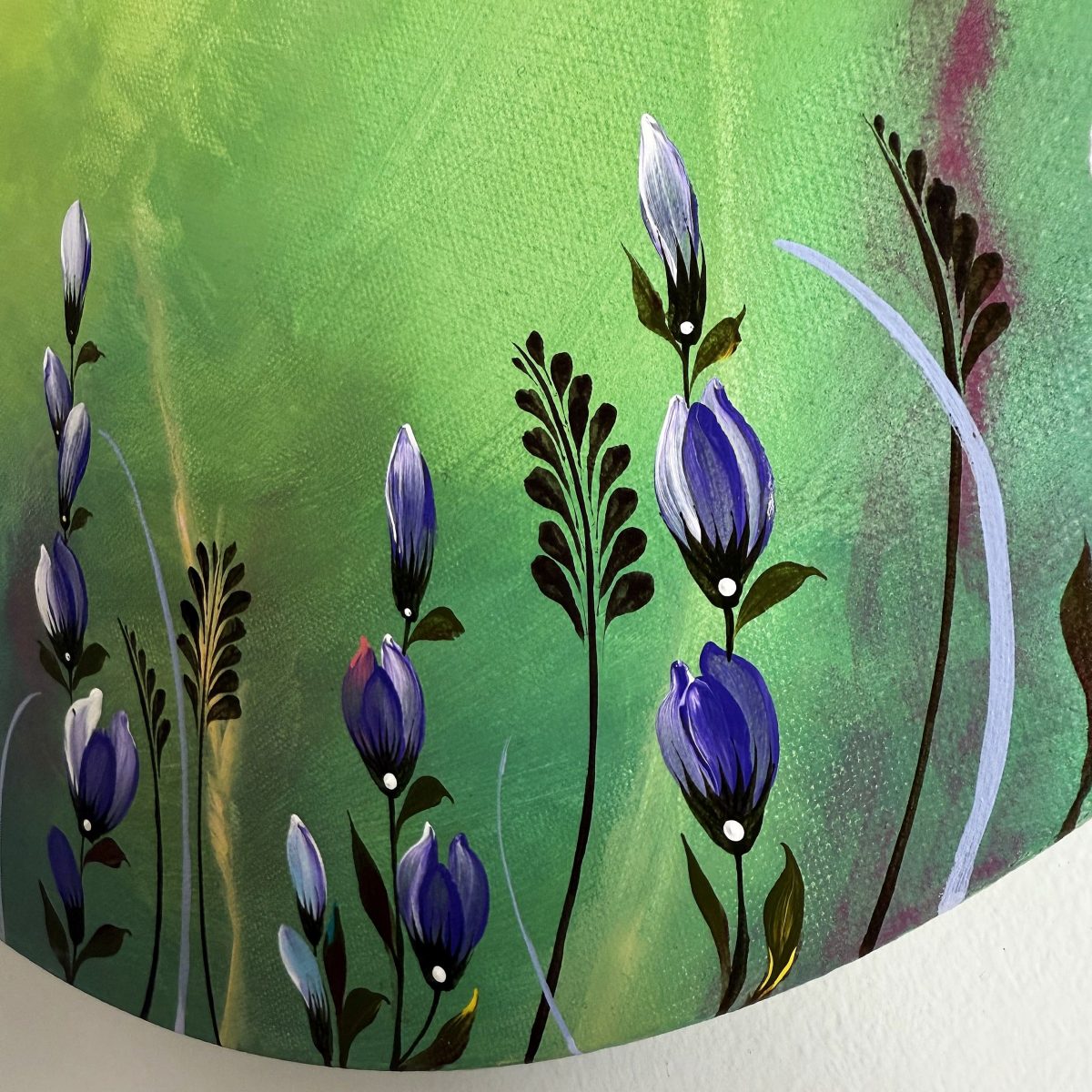 Acrylic on Canvas Hummingbird Over the Prairies – June 2025 by Koval Art